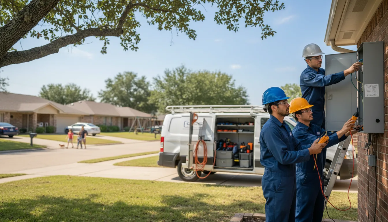 Certified electrician providing emergency electrical services in Ravia, OK
